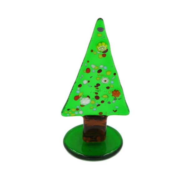 Christmas Tree With Base Murano Glass h 8,5cm