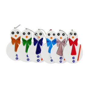SNOWMAN MURANO GLASS h 9cm (1 piece)