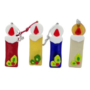 HANGING CANDLE MURANO GLASS h 8,5cm (1 piece)