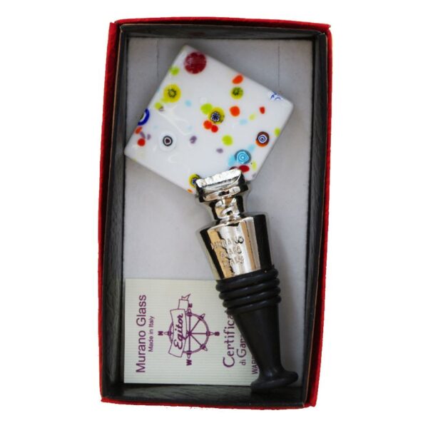 WINE STOPPER MURANO GLASS 3,8X3,8cm