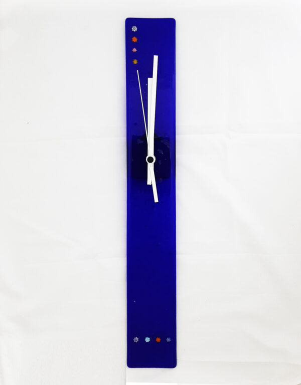 Blue Stylo - MURANO GLASS CLOCK by BSDesign