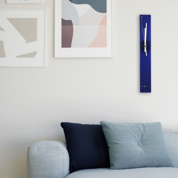 Blue Stylo - Murano Glass Clock By BSDesign - Image 2